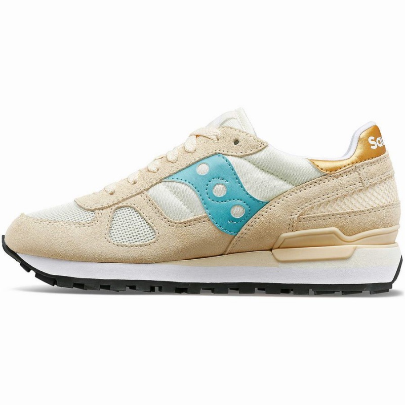 Sapatilhas Saucony Shadow Original Feminino Marrom Turquesa | Portugal S81472-U57