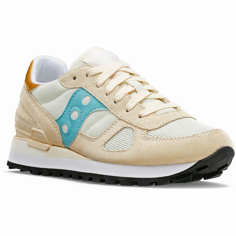 Sapatilhas Saucony Shadow Original Feminino Marrom Turquesa | Portugal S81472-U57