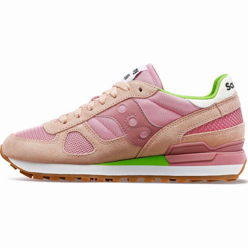 Sapatilhas Saucony Shadow Original Feminino Marrom Rosa | Portugal S90318-Z60