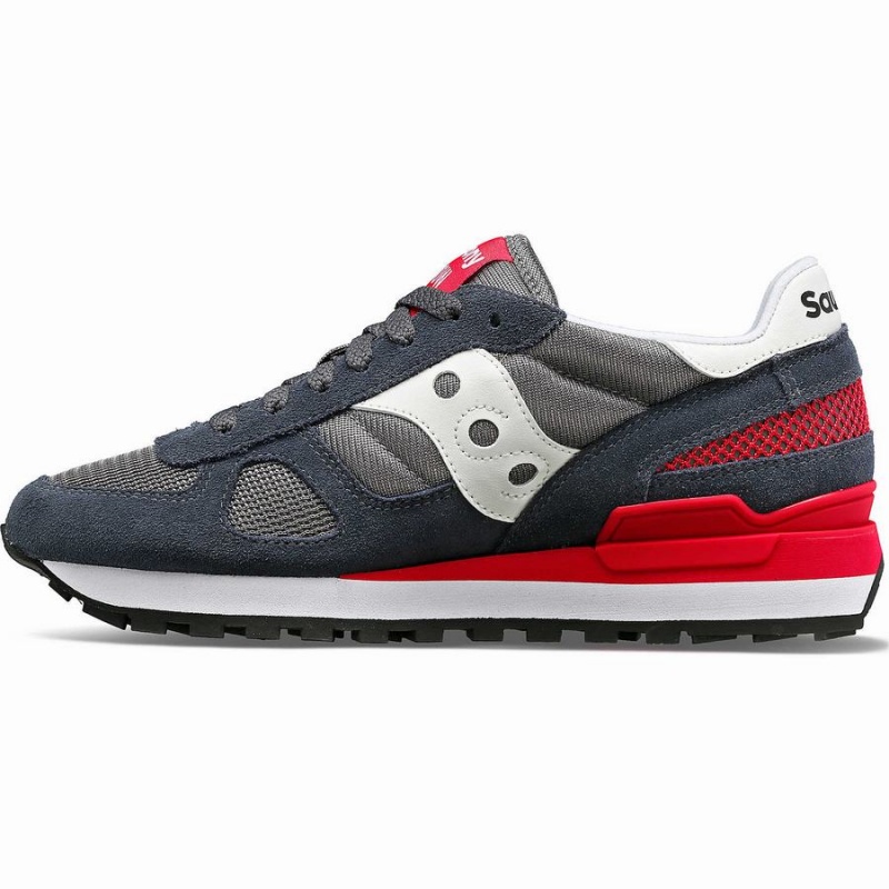 Sapatilhas Saucony Shadow Original Feminino Cinzentas Escuro Vermelhas | Portugal S21746-E38