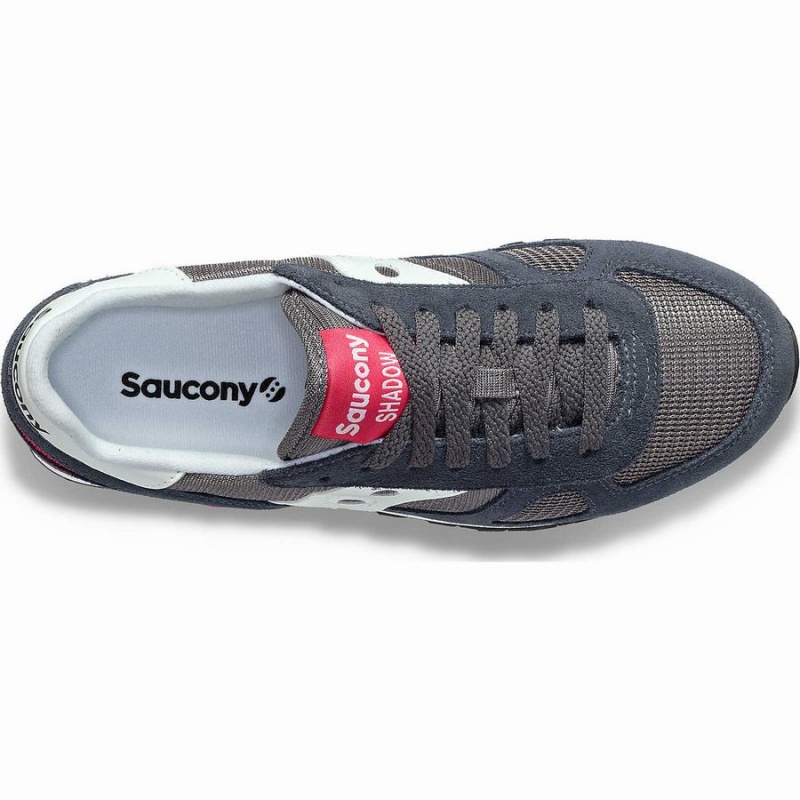 Sapatilhas Saucony Shadow Original Feminino Cinzentas Escuro Vermelhas | Portugal S21746-E38