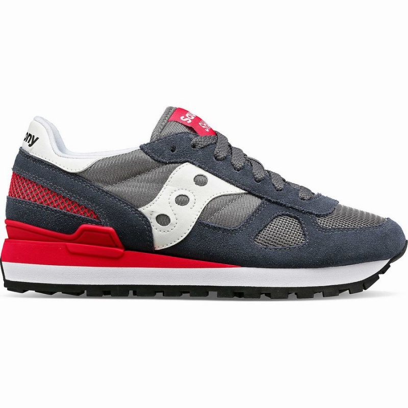 Sapatilhas Saucony Shadow Original Feminino Cinzentas Escuro Vermelhas | Portugal S21746-E38