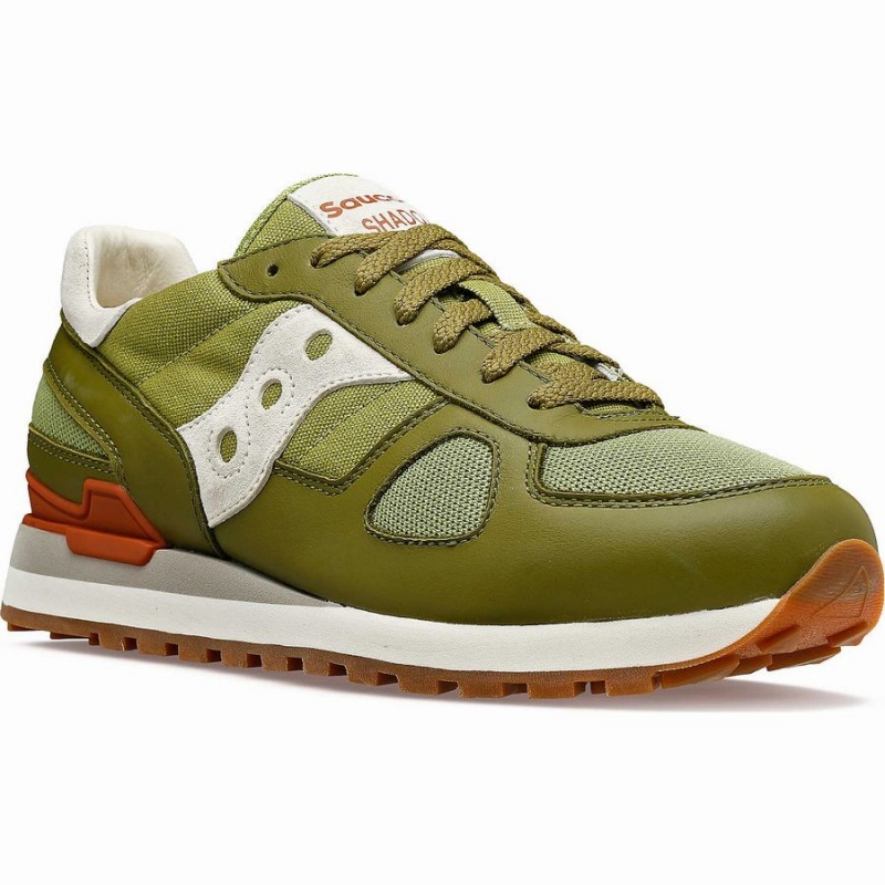 Sapatilhas Saucony Shadow Original Feminino Verde Oliva Branco | Portugal S54786-D45