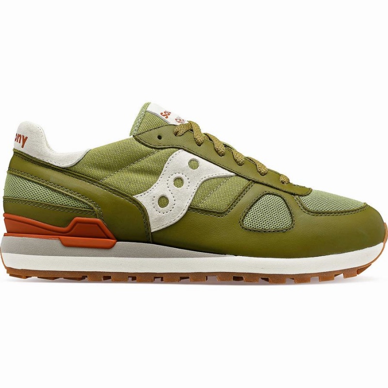 Sapatilhas Saucony Shadow Original Feminino Verde Oliva Branco | Portugal S54786-D45