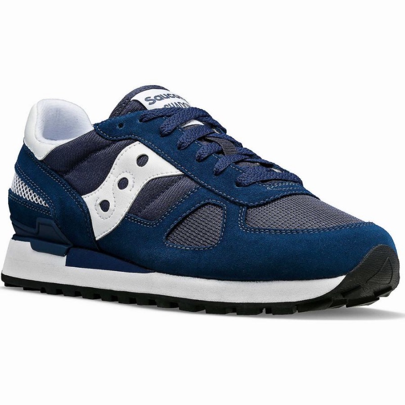 Sapatilhas Saucony Shadow Original Feminino Azul Marinho Branco | Portugal S21496-G83