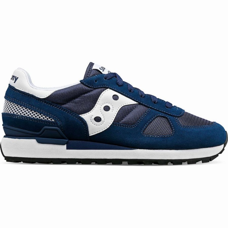 Sapatilhas Saucony Shadow Original Feminino Azul Marinho Branco | Portugal S21496-G83