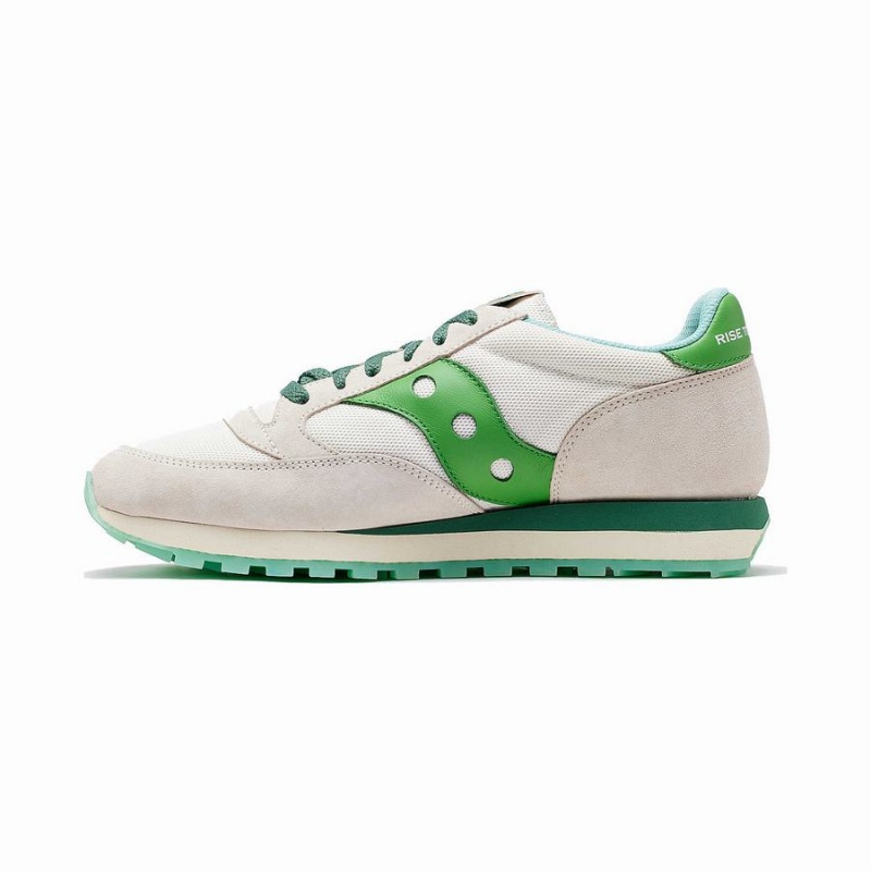 Sapatilhas Saucony Shamrock Jazz 81 Feminino Branco Verdes | Portugal S57098-S35