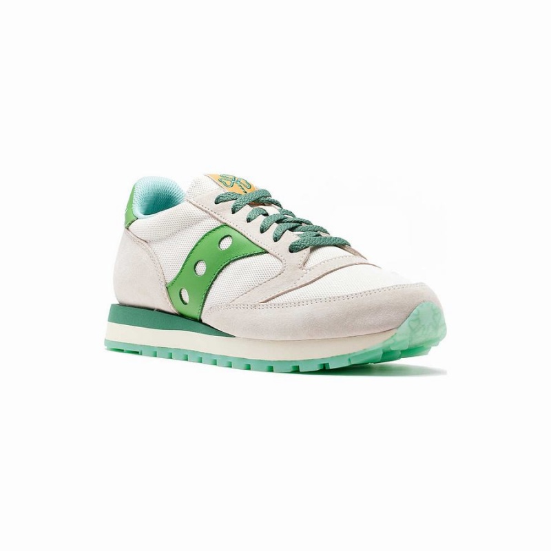 Sapatilhas Saucony Shamrock Jazz 81 Feminino Branco Verdes | Portugal S57098-S35