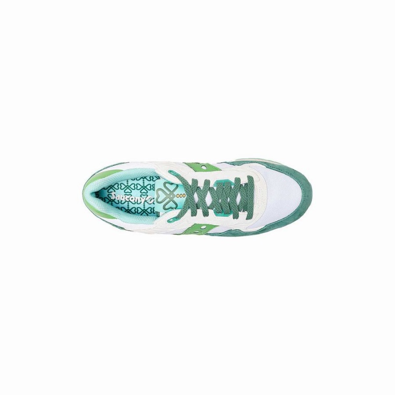 Sapatilhas Saucony Shamrock Shadow 5000 Feminino Branco Verdes | Portugal S50463-X06