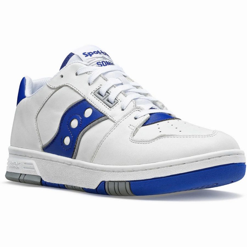 Sapatilhas Saucony Spot-Bilt™ Sonic Low Feminino Branco Azul Marinho | Portugal S25684-L61