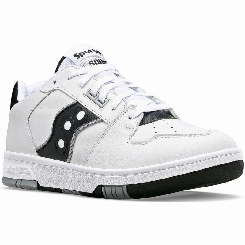 Sapatilhas Saucony Spot-Bilt™ Sonic Low Feminino Branco Pretas | Portugal S08456-W41