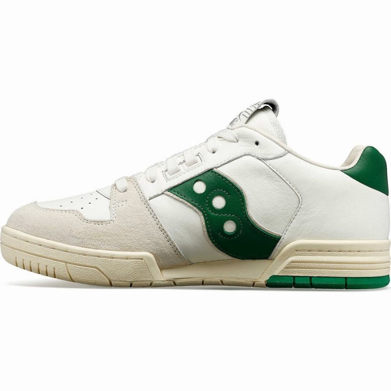 Sapatilhas Saucony Spot-Bilt™ Sonic Low Premium Feminino Bege Verdes | Portugal S57126-T68