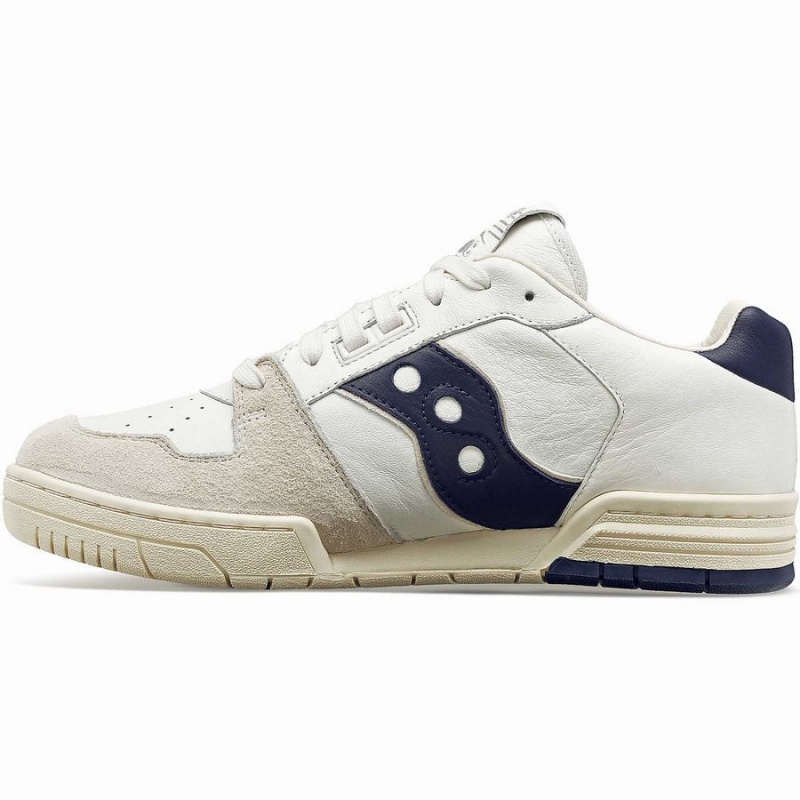 Sapatilhas Saucony Spot-Bilt™ Sonic Low Premium Feminino Bege Azuis | Portugal S80971-Y68