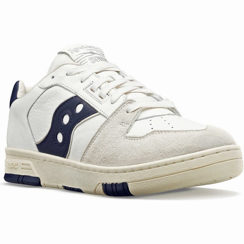 Sapatilhas Saucony Spot-Bilt™ Sonic Low Premium Feminino Bege Azuis | Portugal S80971-Y68