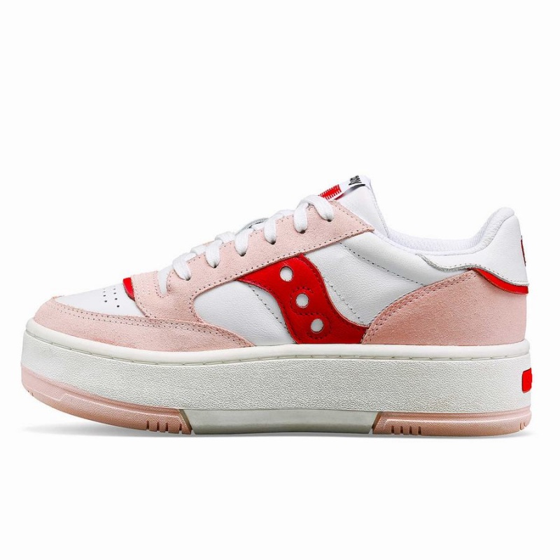 Sapatilhas Saucony St. Valentine Jazz Court Plataforma Feminino Branco Rosa | Portugal S71236-J18