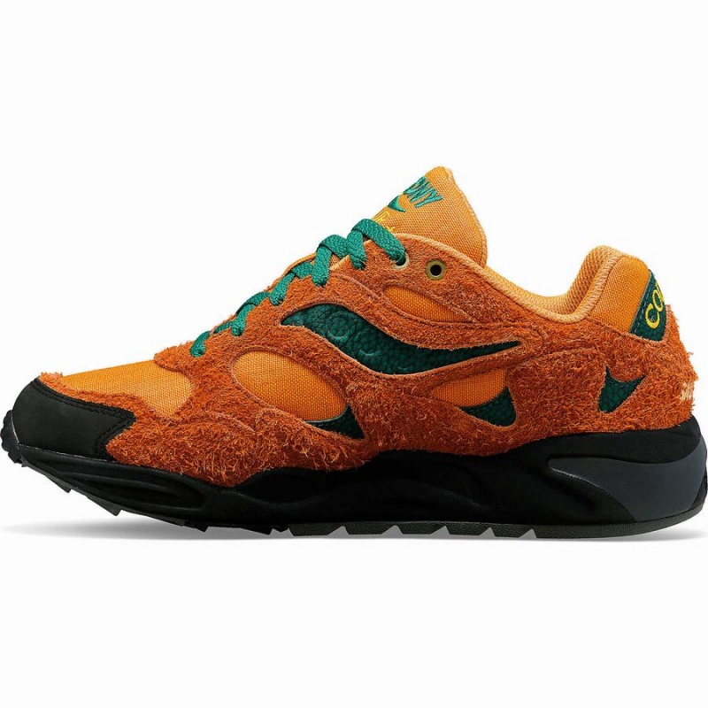 Sapatilhas Saucony x Colour Plus Grid Shadow 2 Feminino Marrom Verdes | Portugal S83206-N07