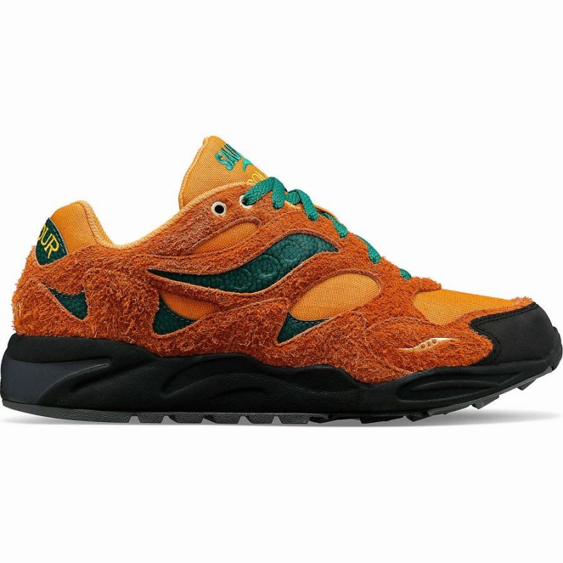 Sapatilhas Saucony x Colour Plus Grid Shadow 2 Feminino Marrom Verdes | Portugal S83206-N07