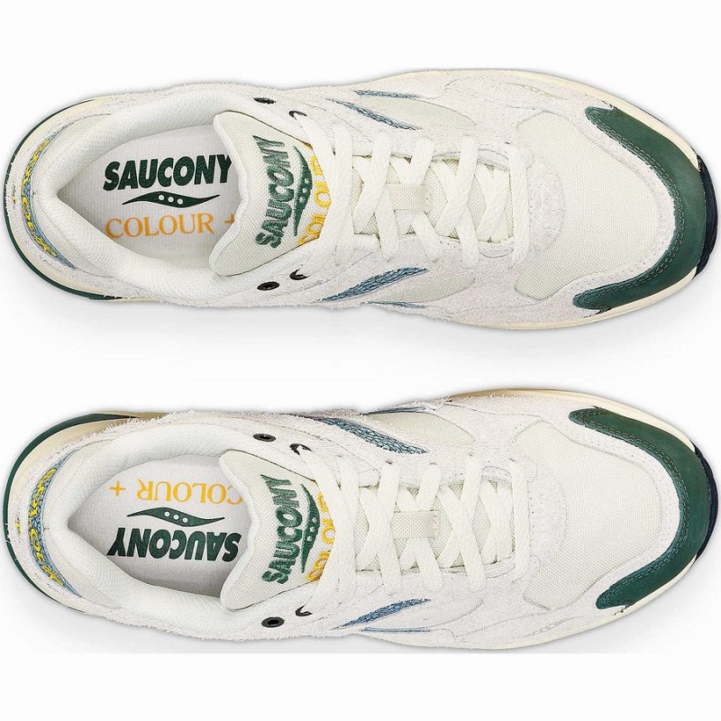 Sapatilhas Saucony x Colour Plus Grid Shadow 2 Feminino Bege Verdes | Portugal S58071-M63