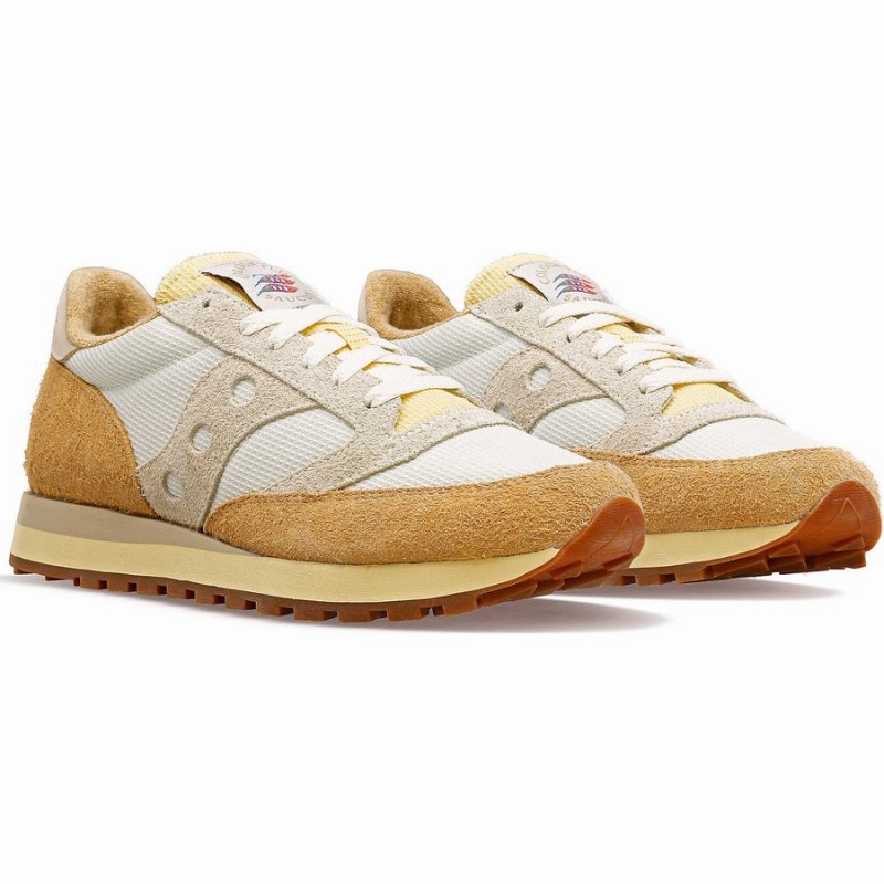 Sapatilhas Saucony x Colour Plus Jazz 81 Feminino Branco Bege | Portugal S36251-C64