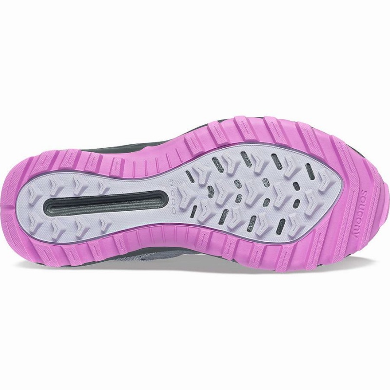 Sapatilhas Trail Running Saucony Aura TR Wide Feminino Cinzentas Roxo | Portugal S90138-Y13