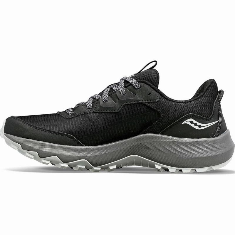 Sapatilhas Trail Running Saucony Aura TR Wide Masculino Pretas Cinzentas | Portugal S15478-F69