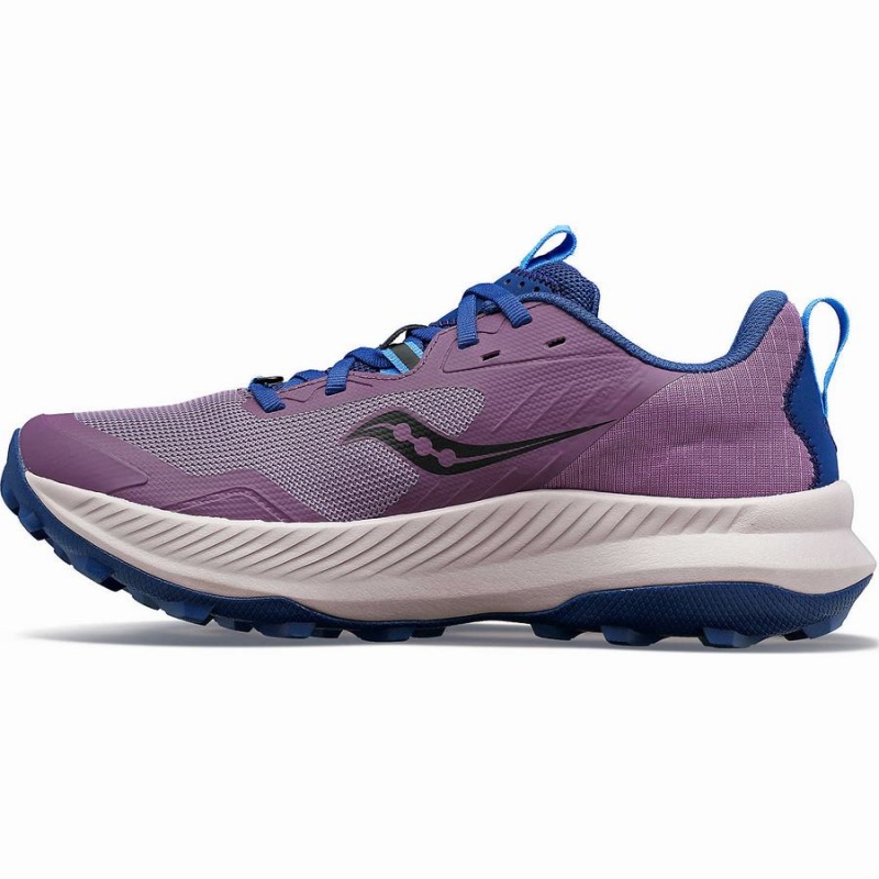 Sapatilhas Trail Running Saucony Blaze TR Feminino Roxo Azul Anil | Portugal S80794-A21