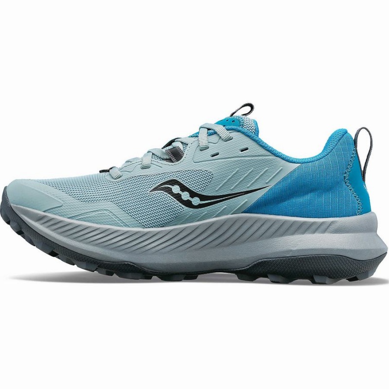 Sapatilhas Trail Running Saucony Blaze TR Feminino Glacier / Ink | Portugal S80973-S30