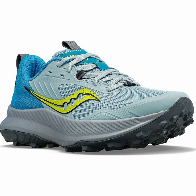 Sapatilhas Trail Running Saucony Blaze TR Feminino Glacier / Ink | Portugal S80973-S30