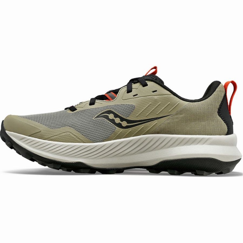 Sapatilhas Trail Running Saucony Blaze TR Masculino Cafes Pretas | Portugal S34869-A02