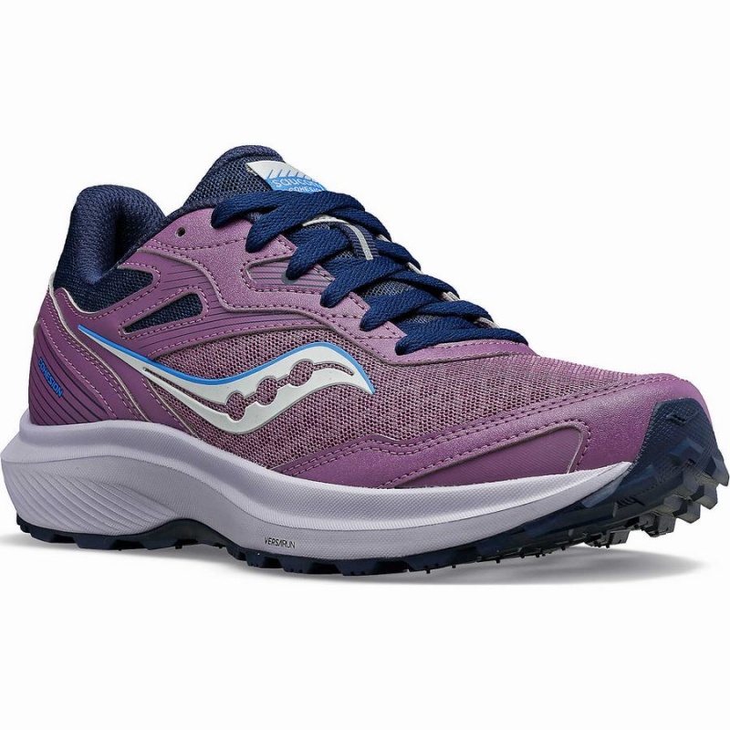 Sapatilhas Trail Running Saucony Cohesion TR16 Feminino Roxo Azul Marinho | Portugal S12035-X10