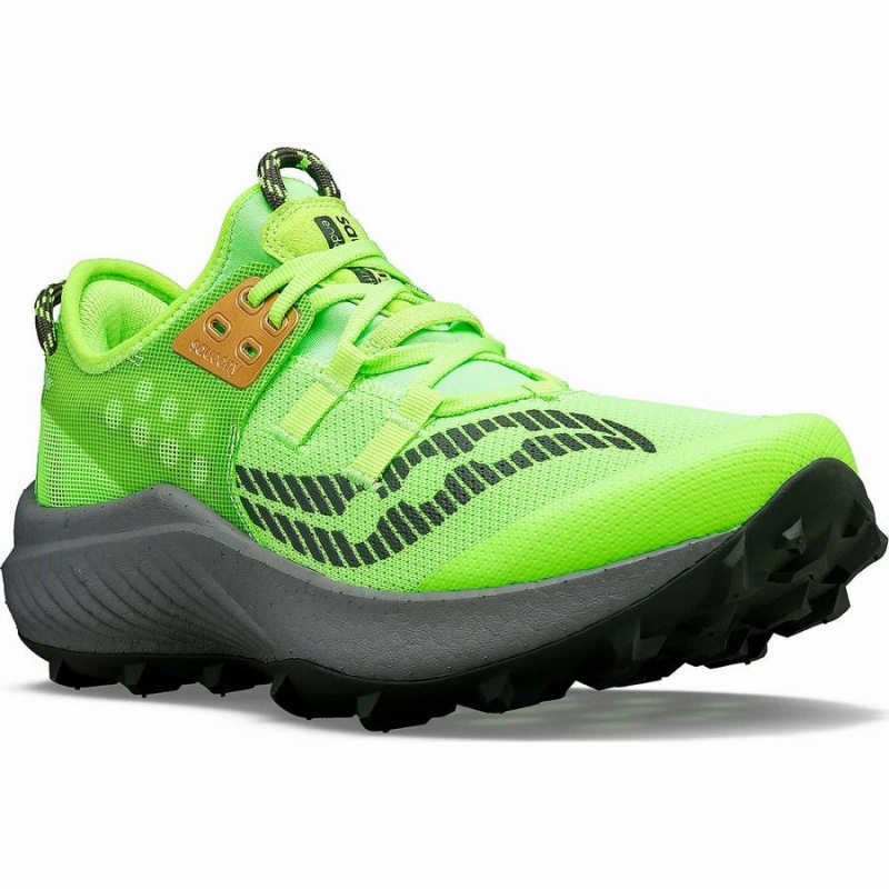 Sapatilhas Trail Running Saucony Endorphin Rift Feminino Slime / Umbra | Portugal S75419-K48