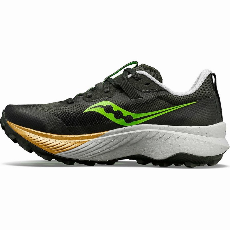 Sapatilhas Trail Running Saucony Endorphin Edge Feminino Umbra / Slime | Portugal S78495-W04