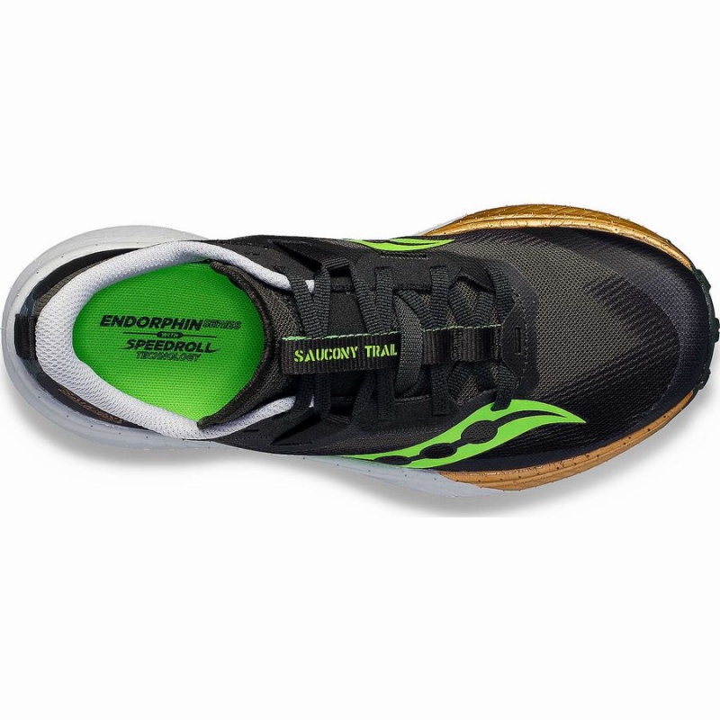 Sapatilhas Trail Running Saucony Endorphin Edge Feminino Umbra / Slime | Portugal S78495-W04