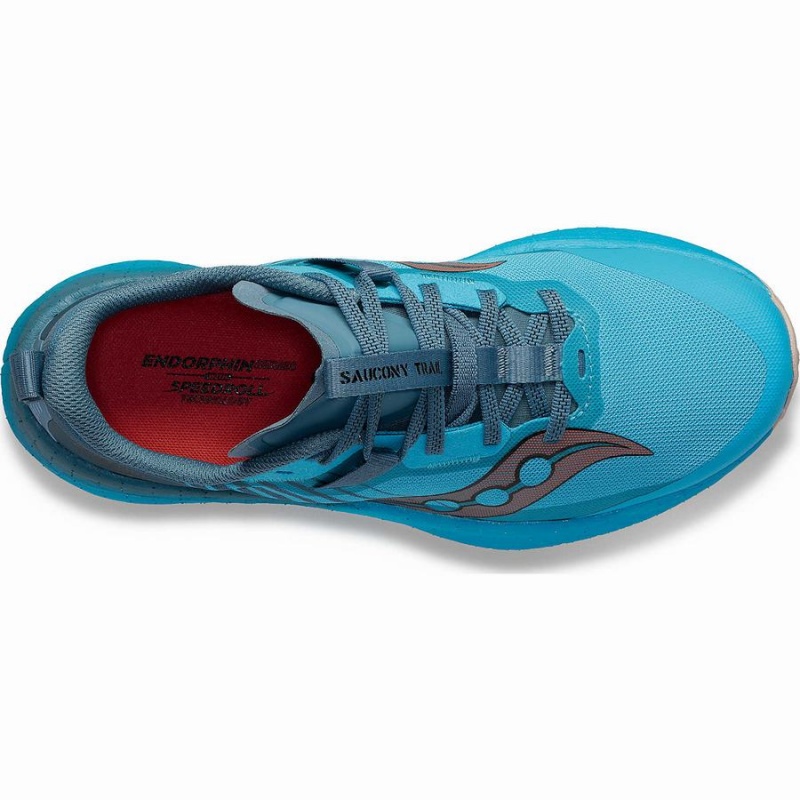 Sapatilhas Trail Running Saucony Endorphin Edge Feminino Azuis | Portugal S10627-R21