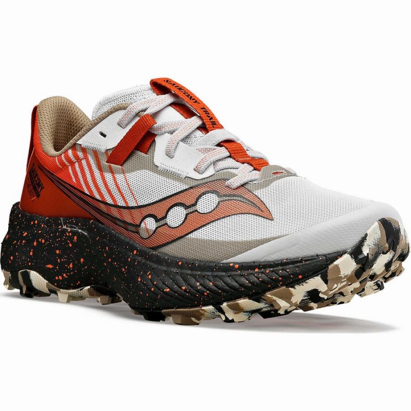 Sapatilhas Trail Running Saucony Endorphin Edge Feminino Branco Laranja | Portugal S68453-U41