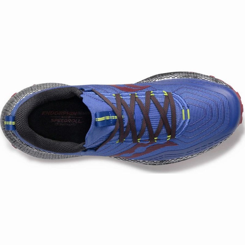 Sapatilhas Trail Running Saucony Endorphin Trilha Masculino Azuis Marrom | Portugal S29158-Q41