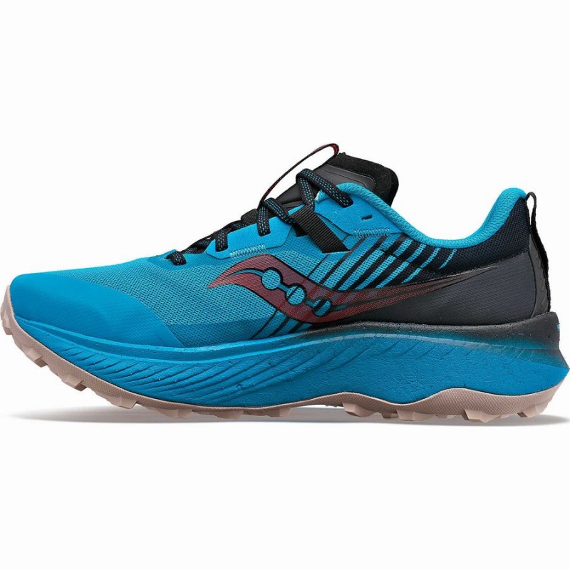 Sapatilhas Trail Running Saucony Endorphin Edge Masculino Azuis Pretas | Portugal S85041-P36