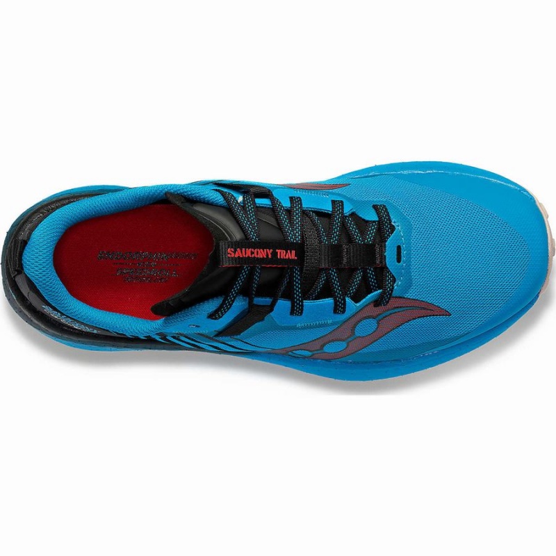 Sapatilhas Trail Running Saucony Endorphin Edge Masculino Azuis Pretas | Portugal S85041-P36