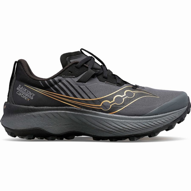 Sapatilhas Trail Running Saucony Endorphin Edge Masculino Pretas | Portugal S49125-Z43