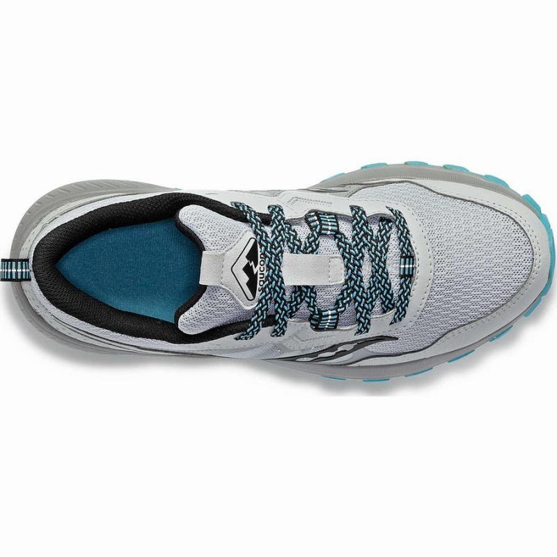 Sapatilhas Trail Running Saucony Excursion TR16 Wide Feminino Cinzentas Azuis | Portugal S58342-R40