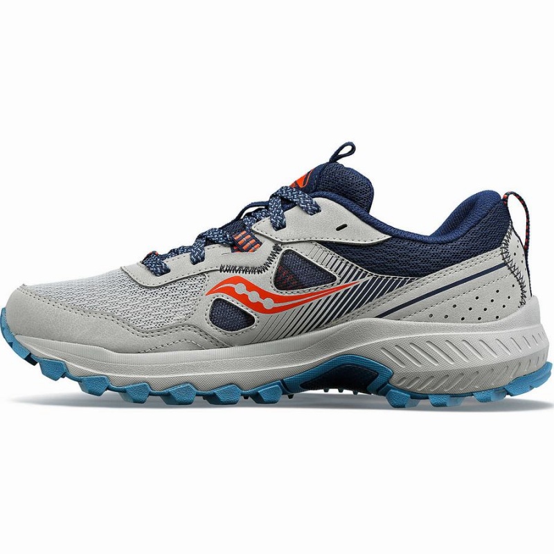 Sapatilhas Trail Running Saucony Excursion TR16 Wide Feminino Cinzentas Azul Marinho | Portugal S52360-T31