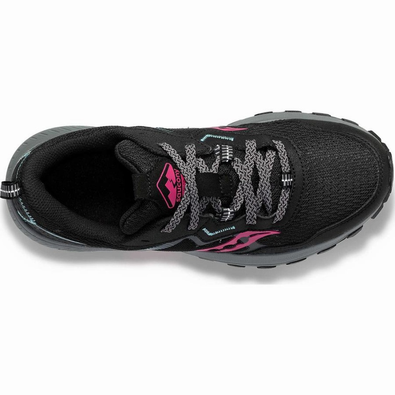 Sapatilhas Trail Running Saucony Excursion TR16 Wide Feminino Pretas Fucsia | Portugal S37218-Y36