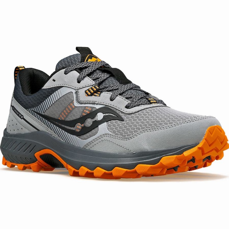 Sapatilhas Trail Running Saucony Excursion TR16 Masculino Cinzentas Laranja | Portugal S75319-P81