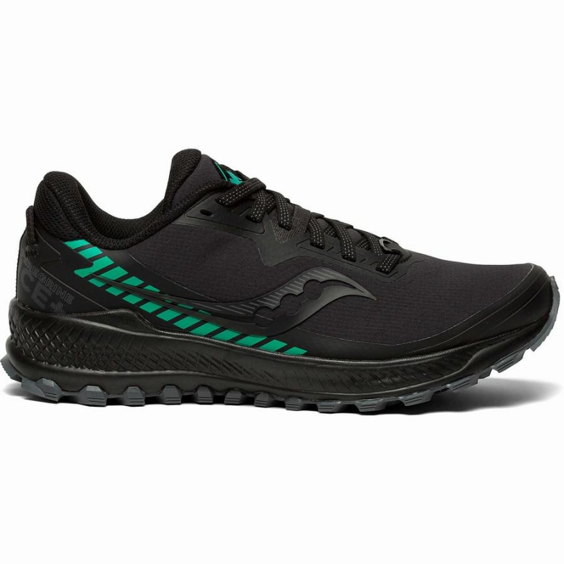 Sapatilhas Trail Running Saucony Peregrine ICE+ Feminino Pretas | Portugal S32764-J94