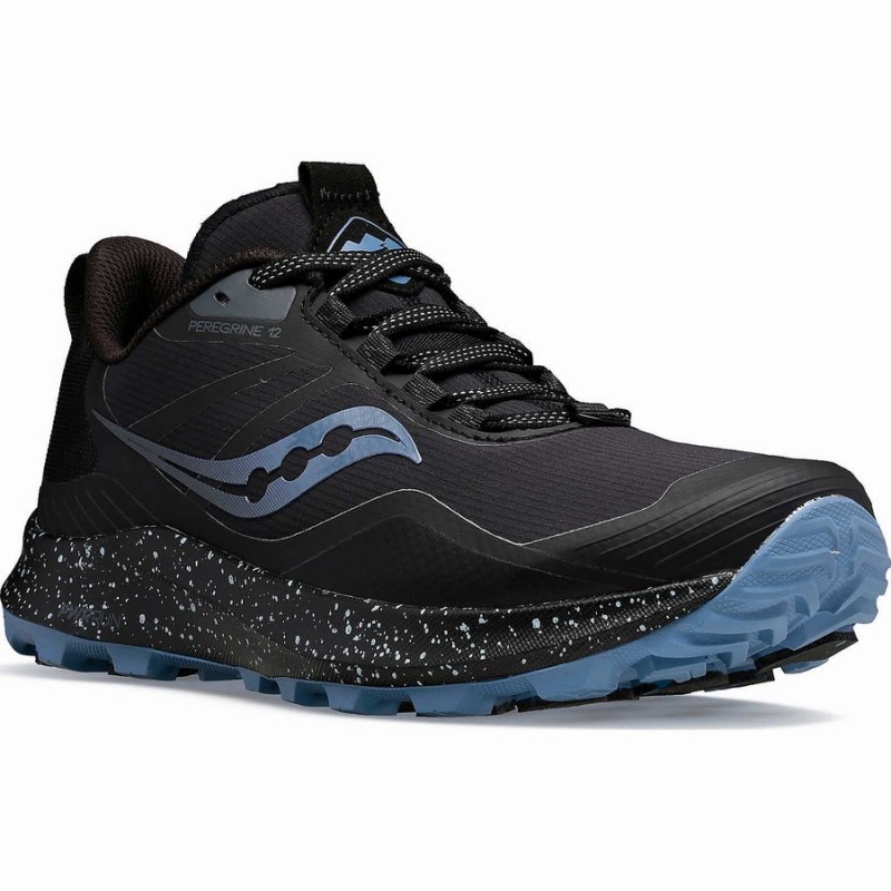 Sapatilhas Trail Running Saucony Peregrine ICE+ 3 Feminino Pretas | Portugal S80645-X74