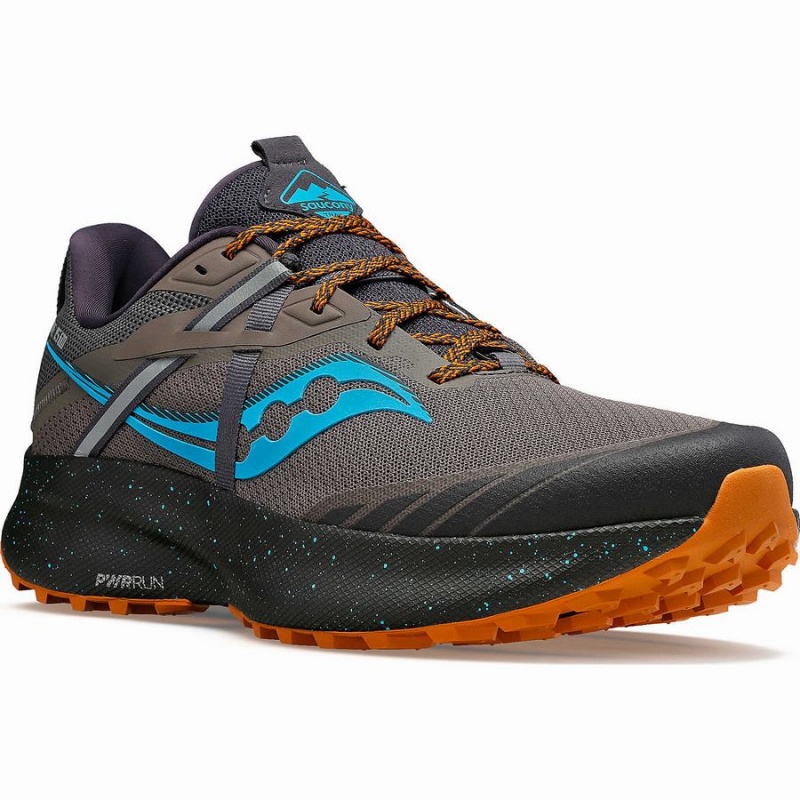 Sapatilhas Trail Running Saucony Ride 15 TR Masculino Cinzentas Azuis | Portugal S61478-P92