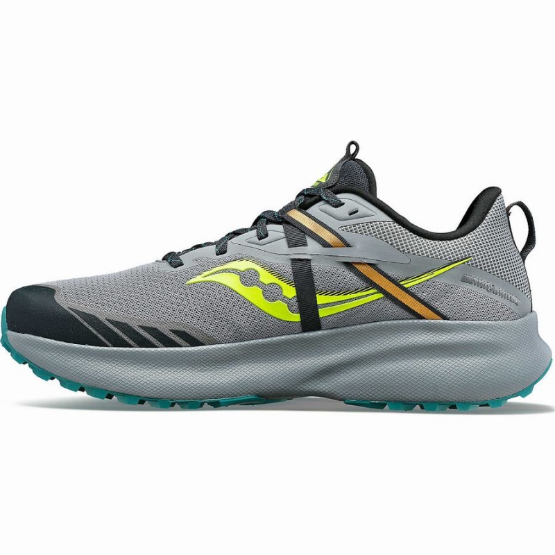 Sapatilhas Trail Running Saucony Ride 15 TR Masculino Cinzentas Amarelas | Portugal S85639-V20