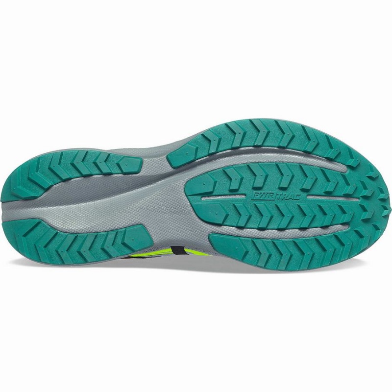 Sapatilhas Trail Running Saucony Ride 15 TR Masculino Cinzentas Amarelas | Portugal S85639-V20