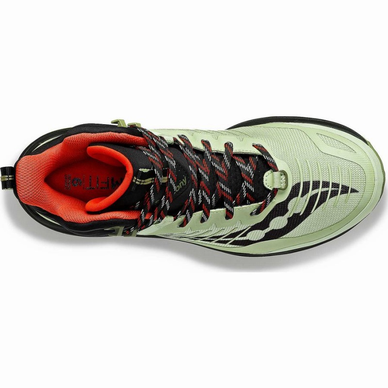 Sapatilhas Trail Running Saucony Ultra Ridge GTX Masculino Verdes Pretas | Portugal S37146-R32