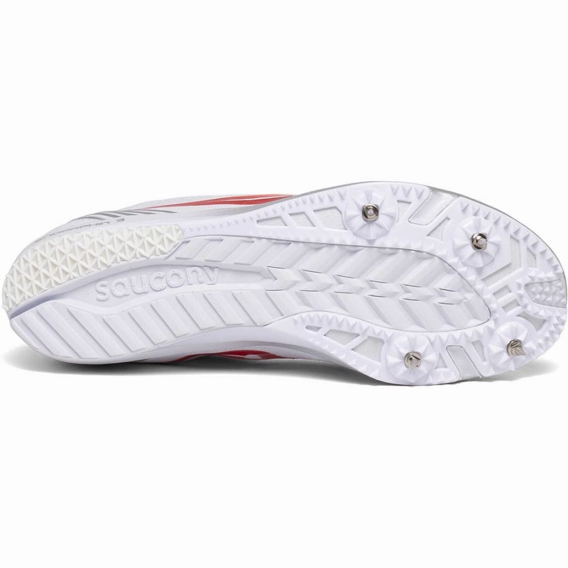 Spikes Atletismo Saucony Endorphin 3 Spike Feminino Branco Vermelhas | Portugal S21863-L39